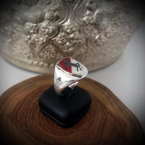 11th Armored Cavalry Regiment ACR Bespoke Sterling Silver Ring