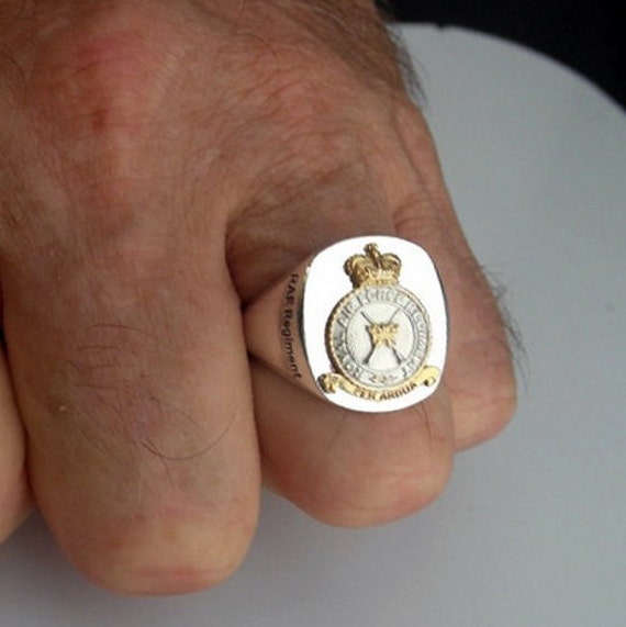 Royal Air Force Regiment Ring Etsy UK