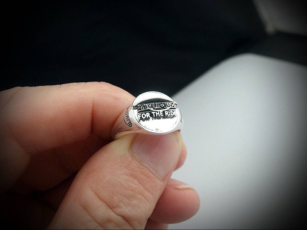 トライアンフ スターリングシルバー オーダーメイド ピンキーリング