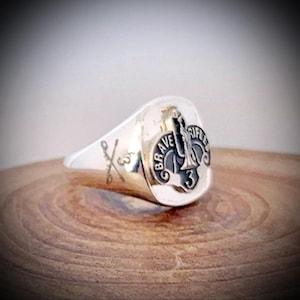 3rd Cavalry Regiment United States Brave Rifles Sterling Silver Ring