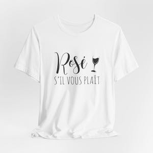 Rose S&#39;il Vous Plait Shirt, Rose Shirt, Rose All Day, Funny Wine Shirt, Bridal Party, Bachelorette Shirts, Wine Lover Gift, Girls Trip Shirt