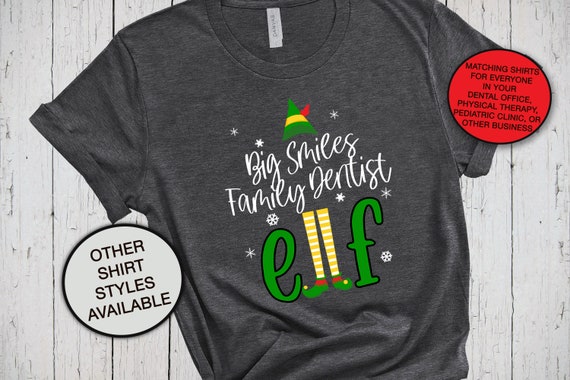 Funny Christmas Novelty T-Shirt - Santa, Elf, Pug Designs For Adults, 100% Cotton, Multiple Sizes (XL, Elf Design)