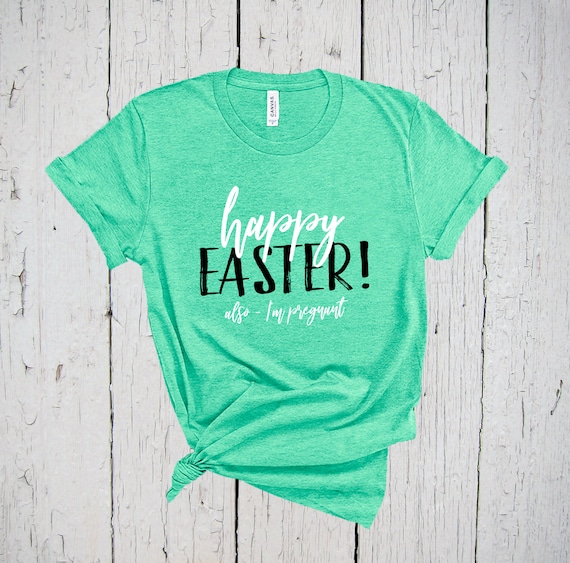 Hoppy Easter Im Pregnant Easter Pregnancy Announcement Shirt Hoppy Easter Im Pregnant Easter Pregnancy Announcement Shirt