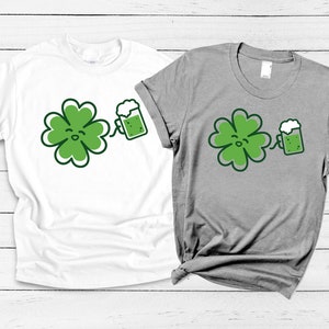 Green Beer Drinking Clover Shirt, Funny St Patricks, Bar Crawl Shirt, Shamrock Shirt, Drinking Shirt, Shenanigans, Pub Crawl, Lucky Shirt