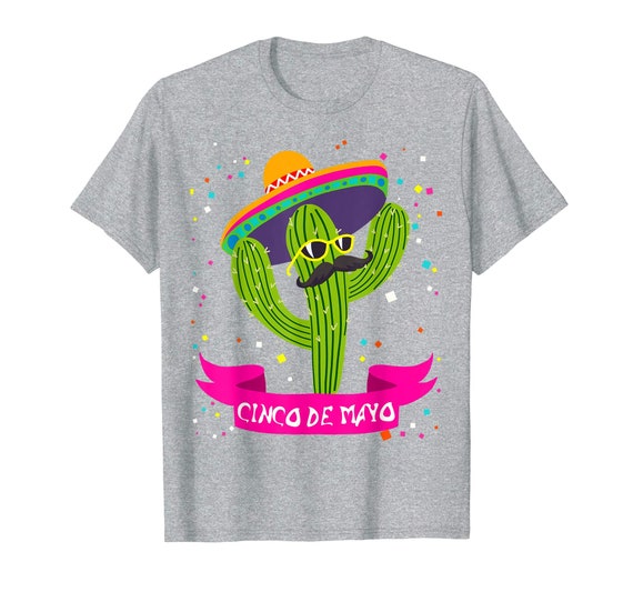 Cinco De Mayo Skull Mustache Hat Cactus T-Shirt Cinco De Mayo Skull Mustache Hat Cactus T-Shirt