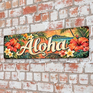 50s VINTAGE HAWAII HANGER ハンガー 文字 セット Vintage Hawaii Signs - Etsy