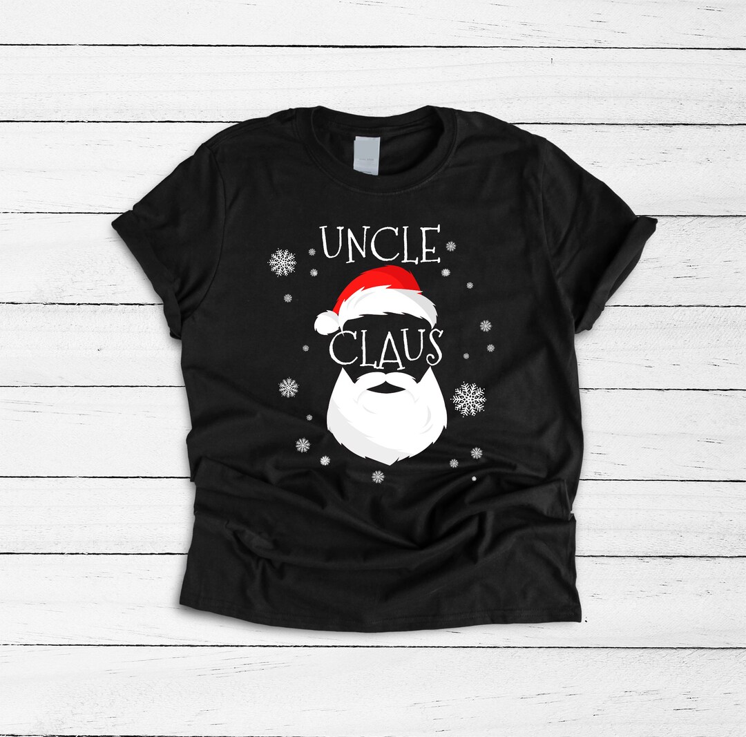 Onkel Claus Shirt, Geschenk für Onkel, Weihnachtsmannmütze, bester Onkel aller Zeiten, Onkel