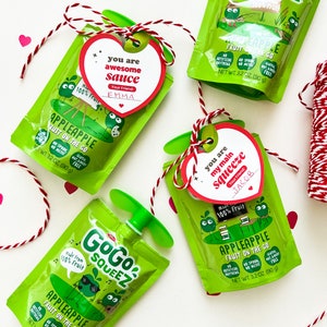 Apple Sauce Main Squeeze Valentine, San Valentín escolar, San Valentín en el aula, San Valentín lindo, imprimible, sin dulces San Valentín - DESCARGA INSTANTE