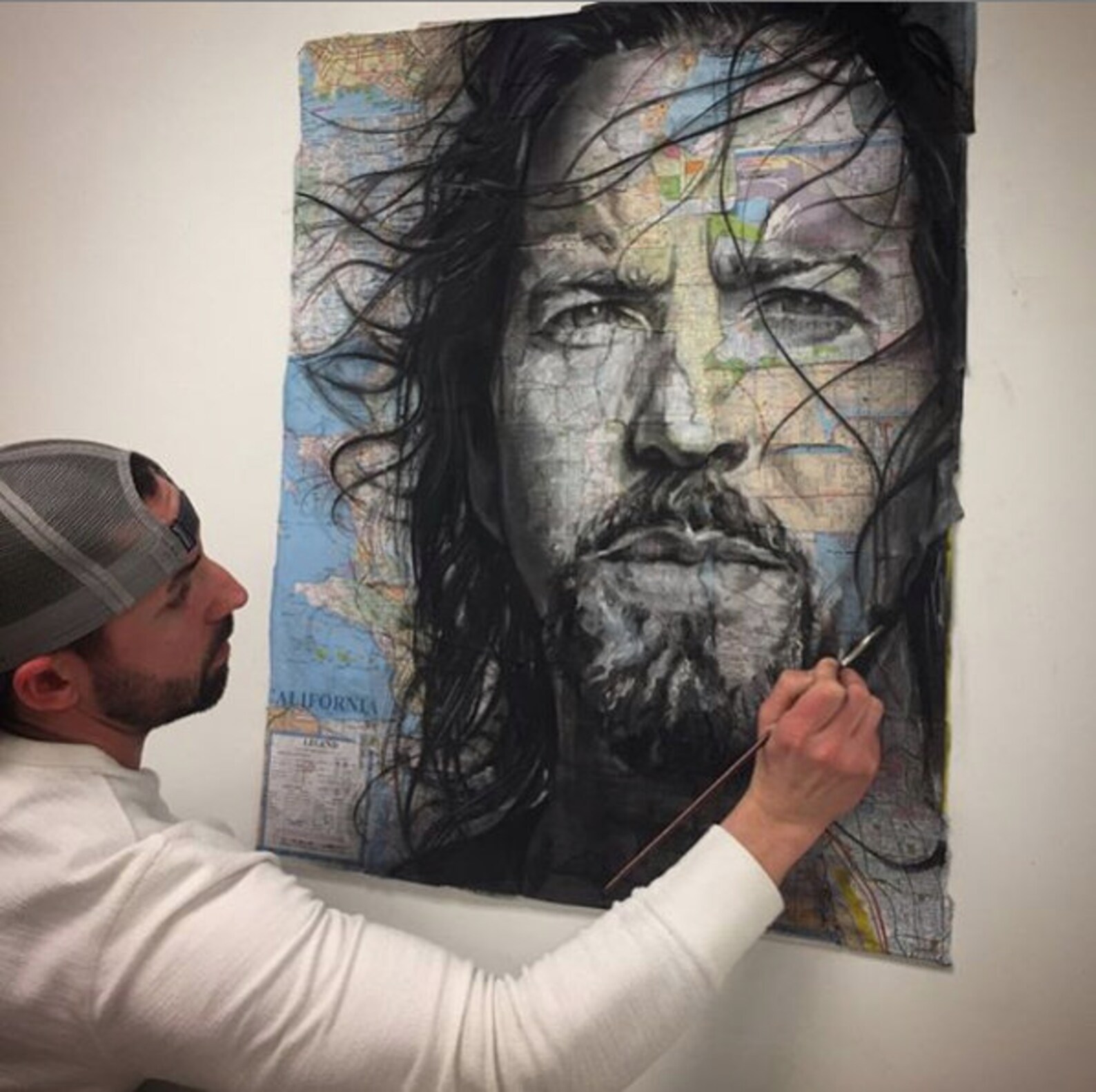 Ride the Wave Poster Print From Original Eddie Vedder Etsy