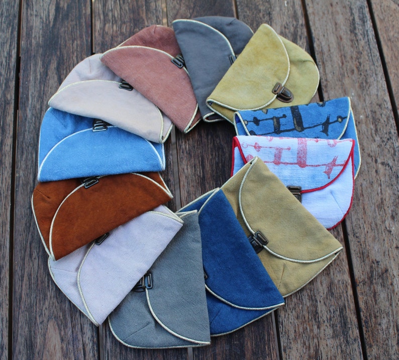 Khaki vegetable dye wallet