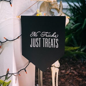 No Tricks Just Treats Garden Flag