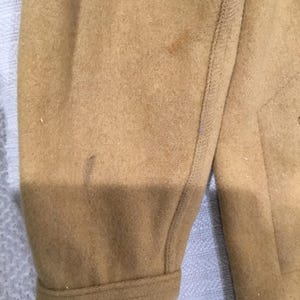 Vintage 70er Jahre Pendleton Tan Brown Solid Wolljacke Ranch Mantel Größe Large Bild 8