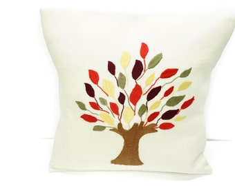 Pillow Cover / Hand Embroidery Pillow Cover / Decorative Pillow Cover / Ecuadorian Pillow Cover / Home Decor / Cushion Design