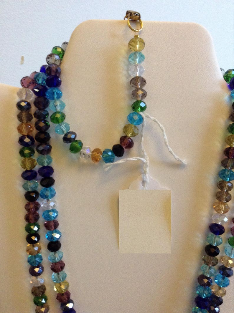 Sparkles Jewelry Set 40 Necklace and 7.5 Etsy