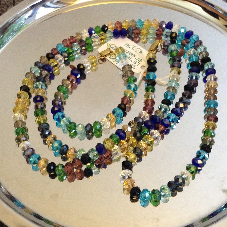 Sparkles Jewelry Set 40 Necklace and 7.5 Etsy
