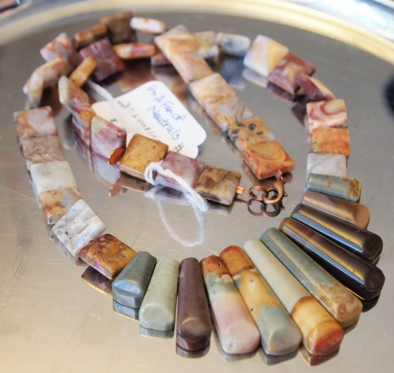 I/'m A Fan of Neutrals 21 Necklace handmade in the U.S.