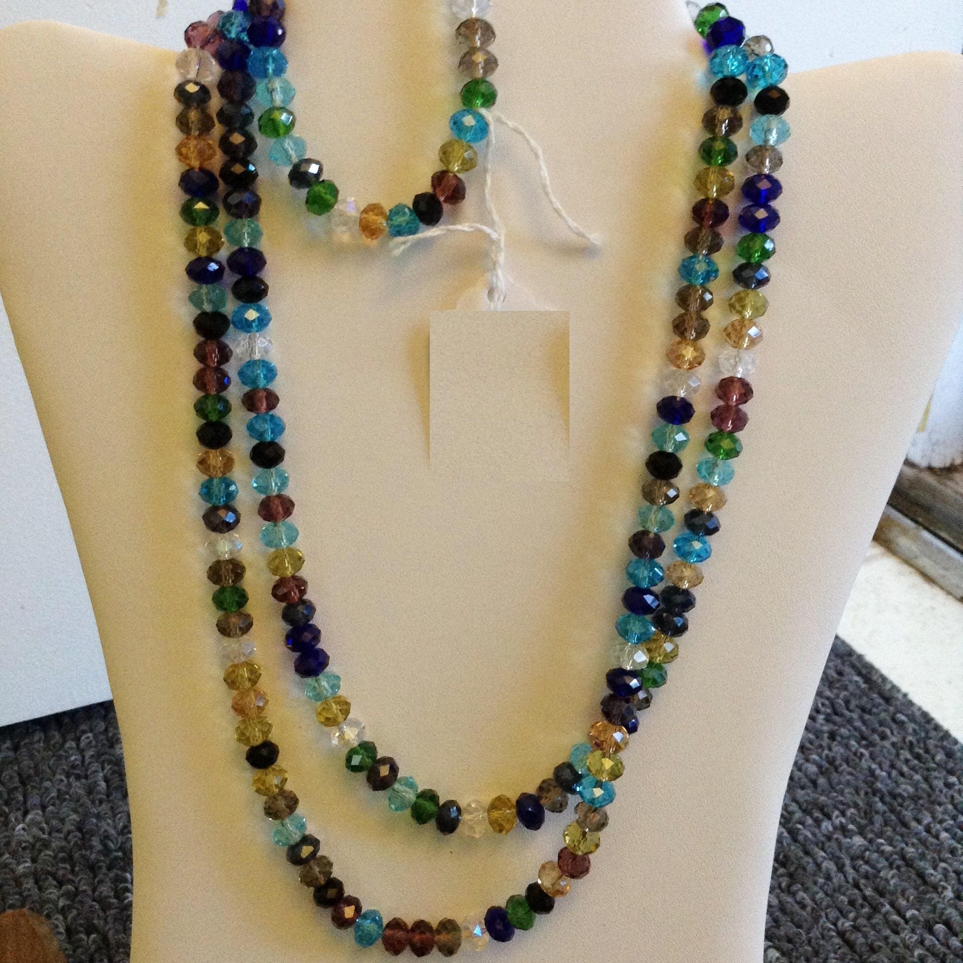 Sparkles Jewelry Set 40 Necklace and 7.5 Etsy