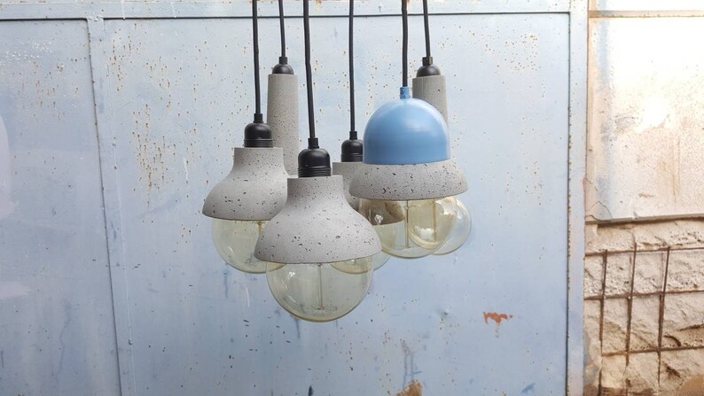 Maayan Pendant Lightweight Concrete Lamp zdjęcie 5