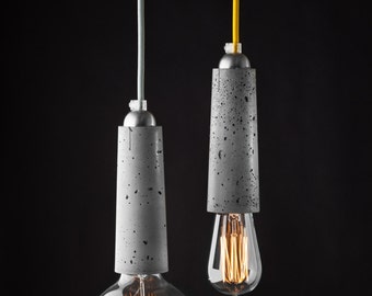 Falcon - lightweight pendant  concrete lamp
