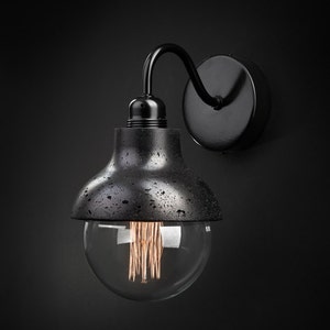 M422 wall black concrete / wall concrete lamp image 1