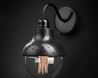 M422 wall black concrete / wall concrete lamp