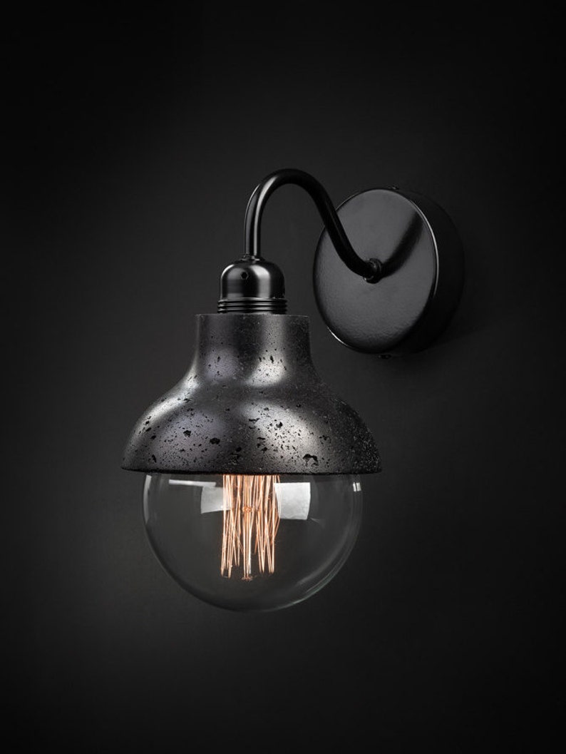 M422 wall black concrete / wall concrete lamp image 1