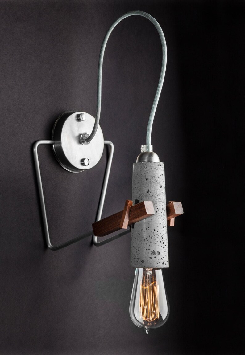 Wall Sonja lightweight wall concrete lamp image 1