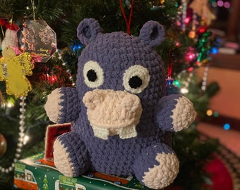 Amigurumi Hippo Pattern, Beginner Friendly (PDF Pattern)