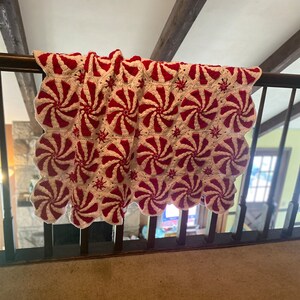 Peppermint Swirl Blanket - Etsy