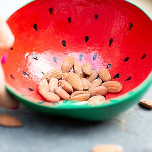 Hand Painted Watermelon Bowl