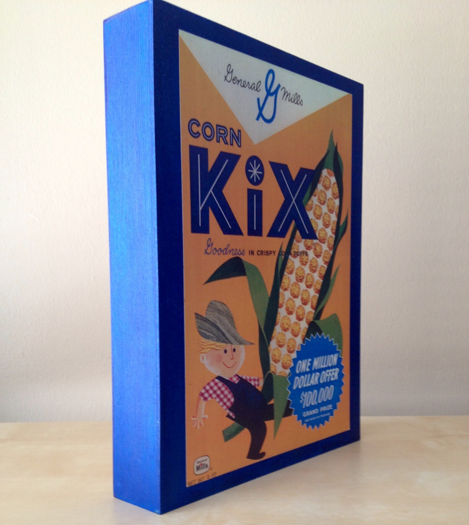 Retro Kix Cereal Box Art Deep Wooden Panel Showcases Kix Etsy