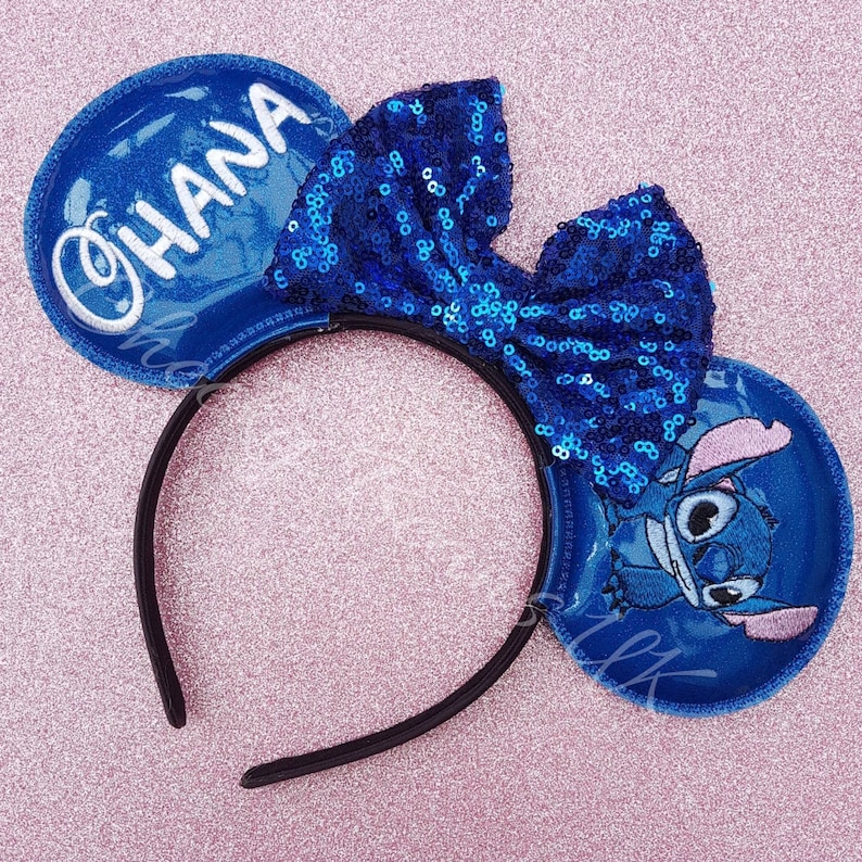 Stitch Ohana Custom Mouse Ears