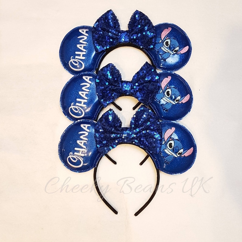 Stitch Ohana Custom Mouse Ears