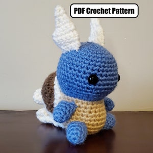Wartortle Amigurumi Crochet Pattern