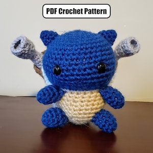 Blastoise Amigurumi Crochet Pattern