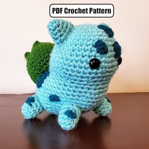 Bulbasaur Amigurumi Crochet Pattern