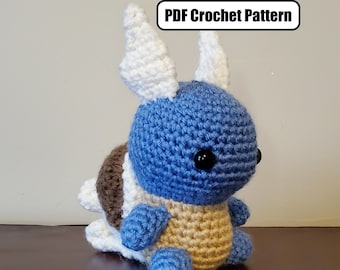 Wartortle Amigurumi Crochet Pattern