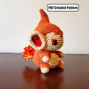 Chimchar Amigurumi Crochet Pattern