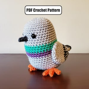 Pigeon Amigurumi Crochet Pattern