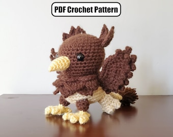 Griffin Amigurumi Crochet Pattern