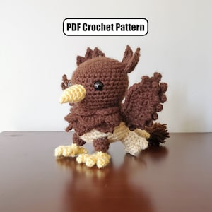 Griffin Amigurumi Crochet Pattern