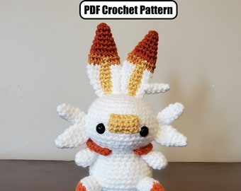 Scorbunny Amigurumi Virkmönster