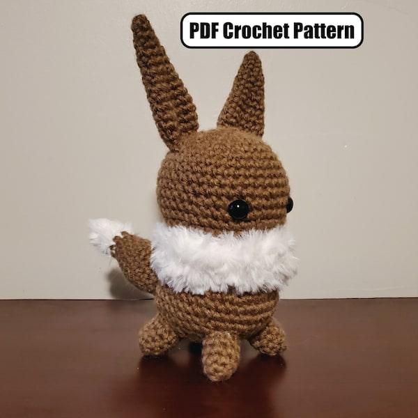 Eevee Amigurumi Crochet Pattern