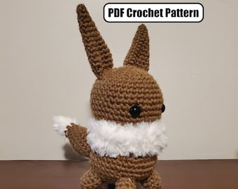Eevee Amigurumi Crochet Pattern