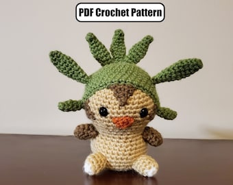 Chespin Amigurumi Virkmönster