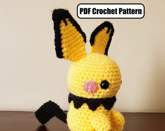 Pichu Amigurumi Crochet Pattern