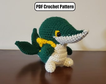 Snivy Amigurumi haakpatroon