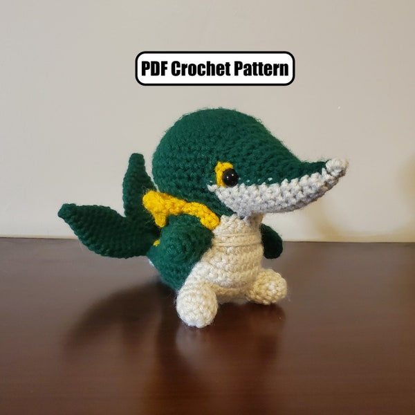 Snivy Amigurumi Crochet Pattern