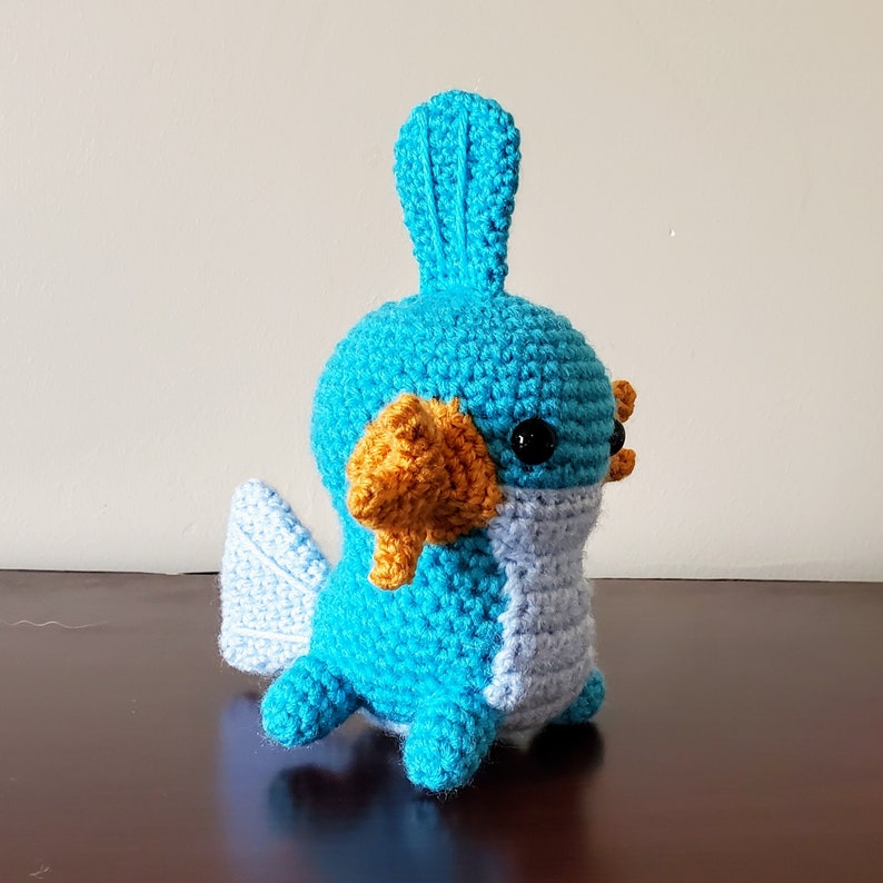 Mudkip Amigurumi Crochet Pattern Etsy
