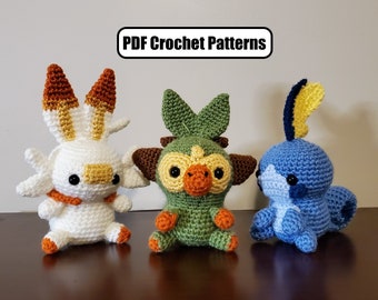 Conjunto de patrones de ganchillo Amigurumi para principiantes Gen 8